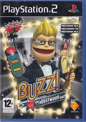 Buzz The Hollywood Quiz - PS2 (B Grade) (Genbrug)